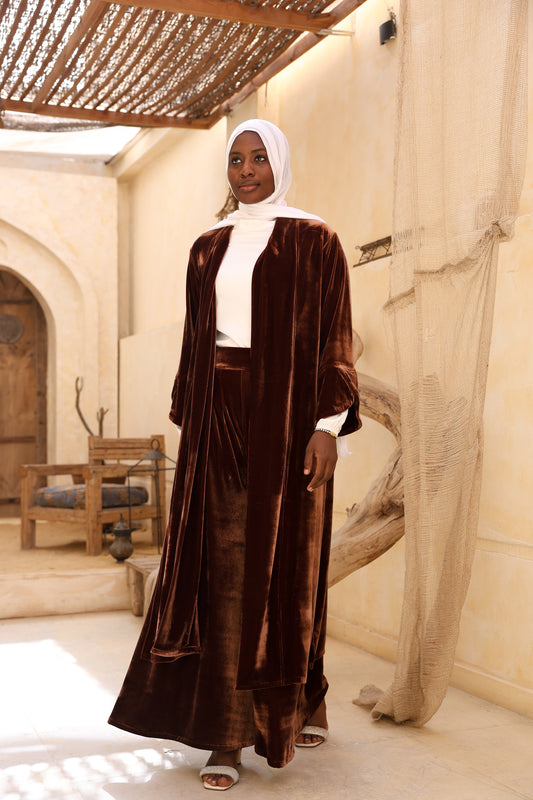 Basic Velvet Cardigan