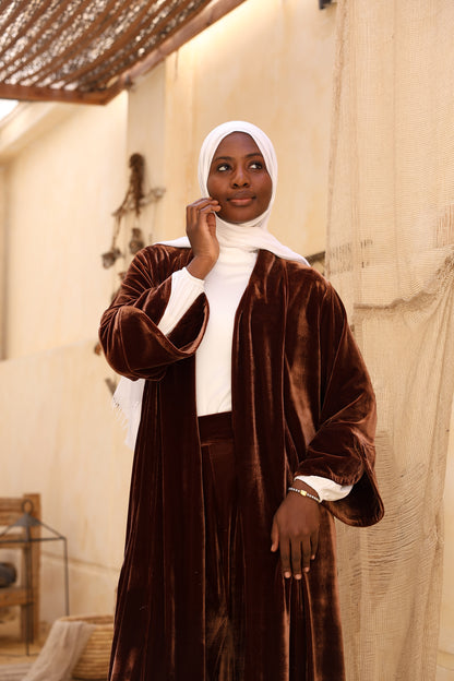 Basic Velvet Cardigan