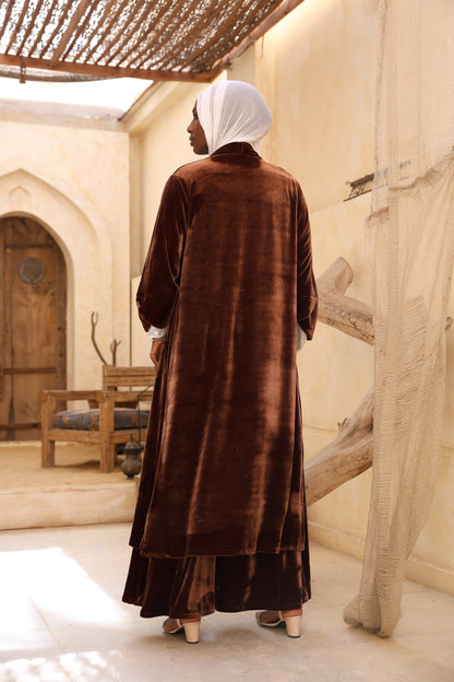 Basic Velvet Cardigan