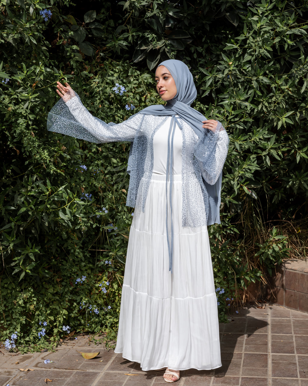 Layered Crinkle Skirt