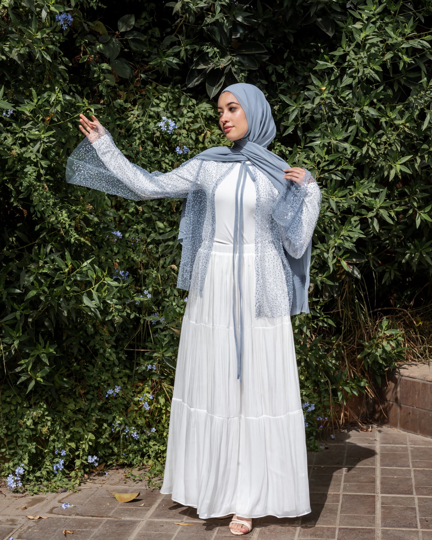 Layered Crinkle Skirt