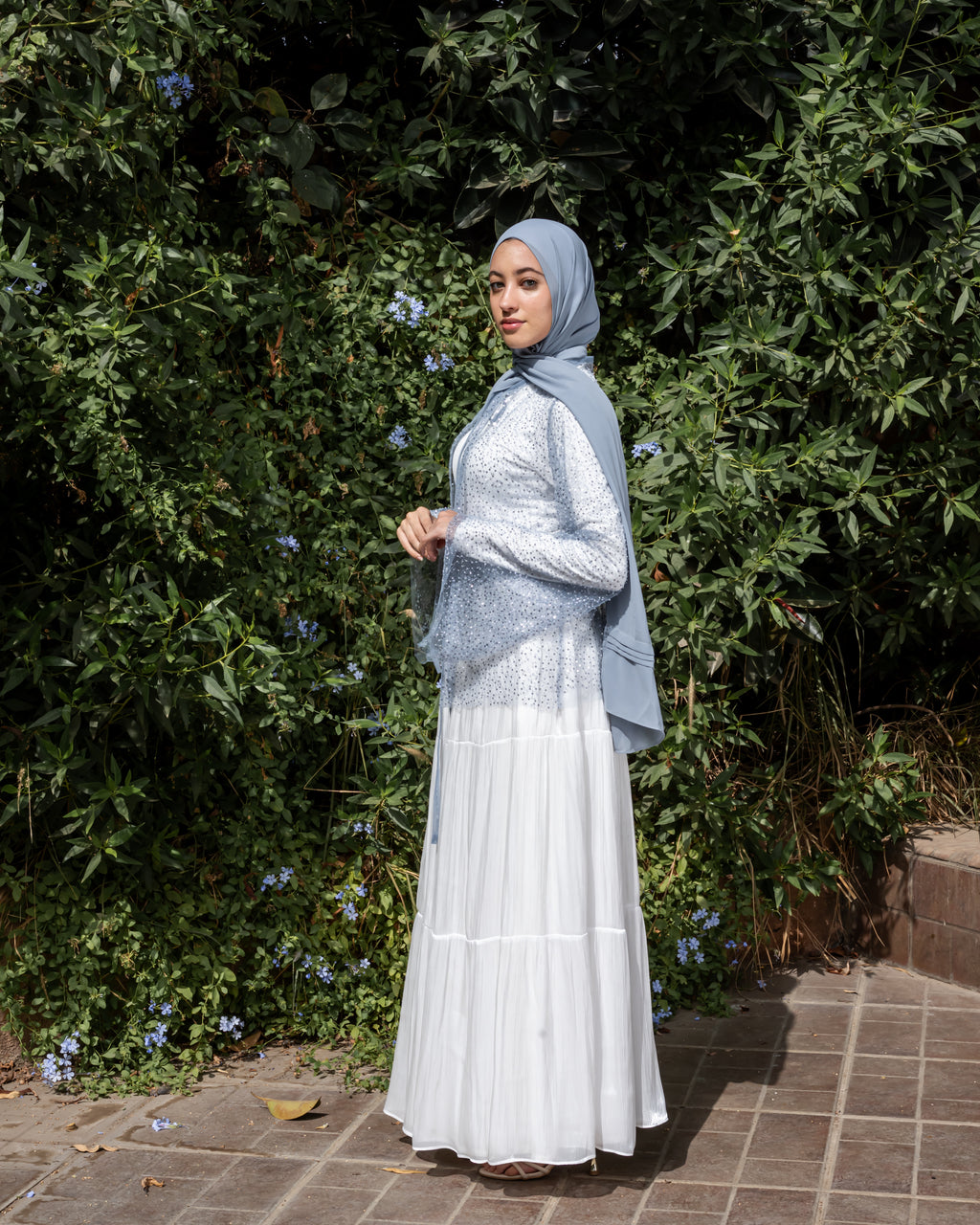 Layered Crinkle Skirt