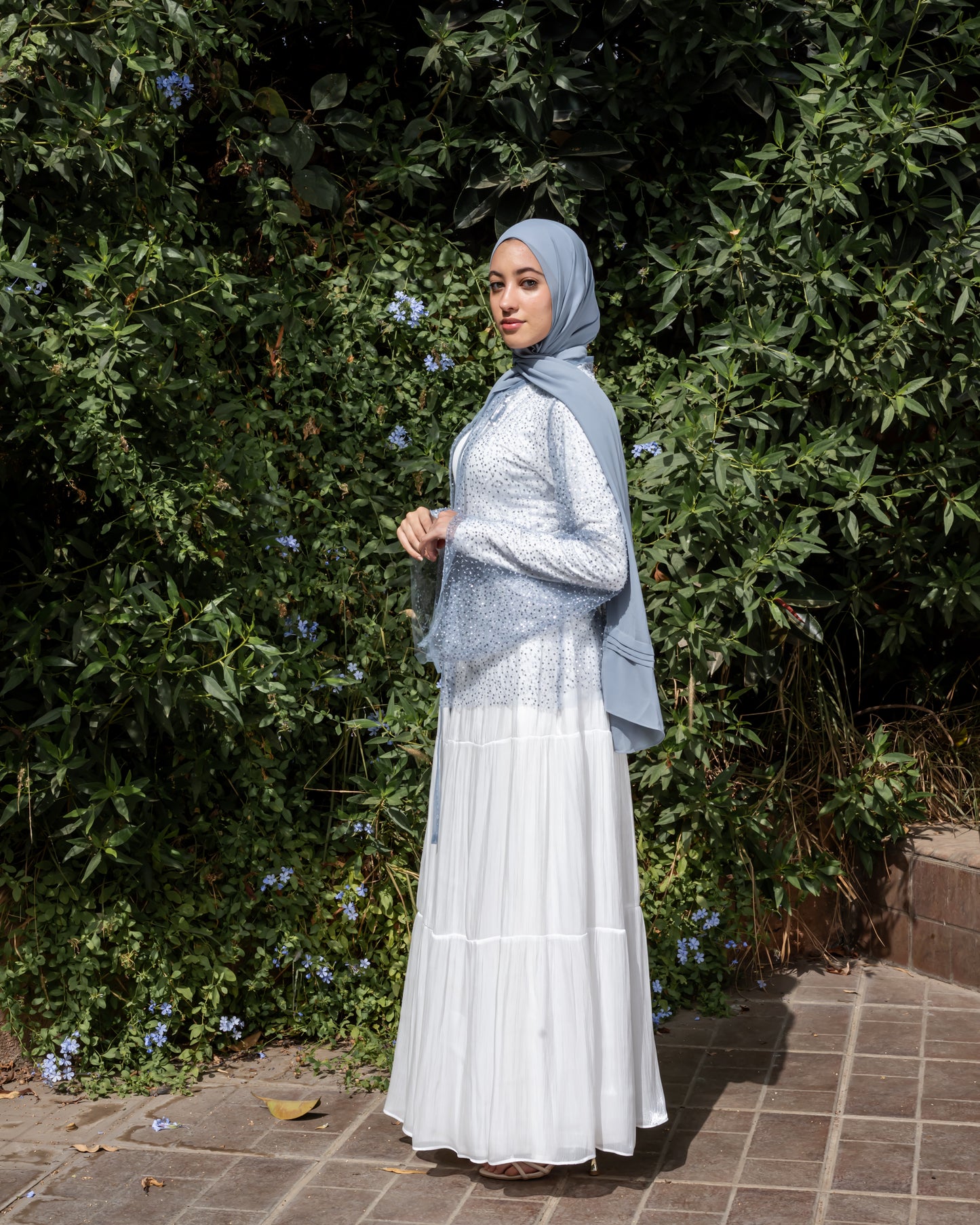 Layered Crinkle Skirt