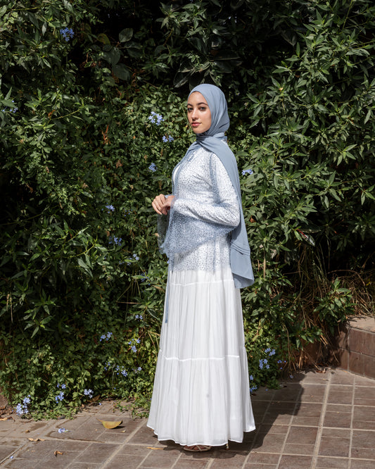 Layered Crinkle Skirt