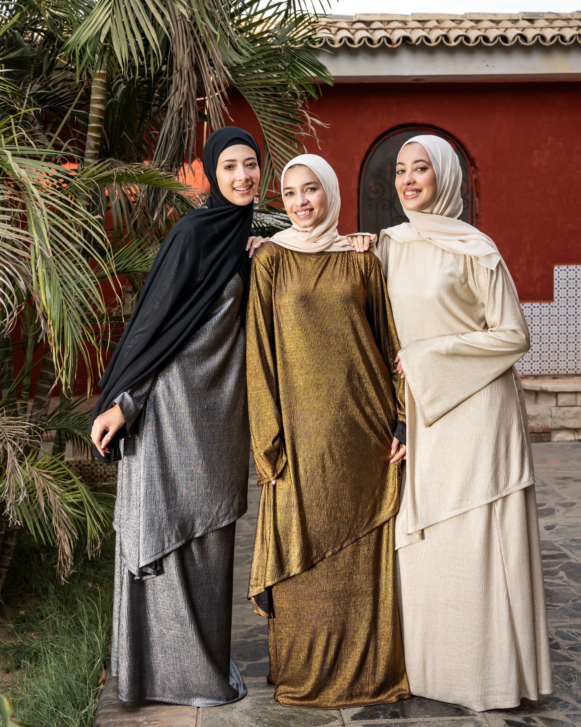 Shimmery Ribbed Skirt