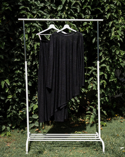 Shimmery Ribbed Skirt